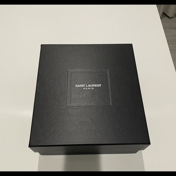 Saint Laurent black and gold python tribute sandal size 38 - Picture 4 of 5